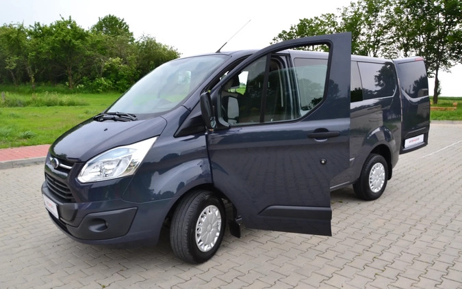 Ford Transit Custom cena 47900 przebieg: 344000, rok produkcji 2013 z Leśna małe 232